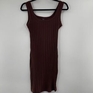 3For$20 SHEIN  Brown Ribbed Dress Size small